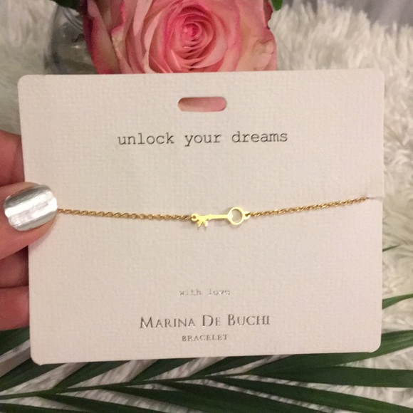 ✨NWT ✨ Marina de Buchi LUXE Charm Bracelet - Give the Key 🔑 to your heart! ❤️ - Picture 2 of 8